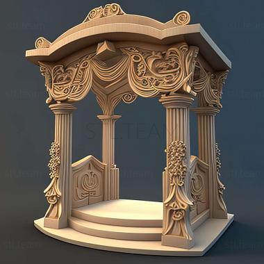 3D model Huppah Chuppah (STL)